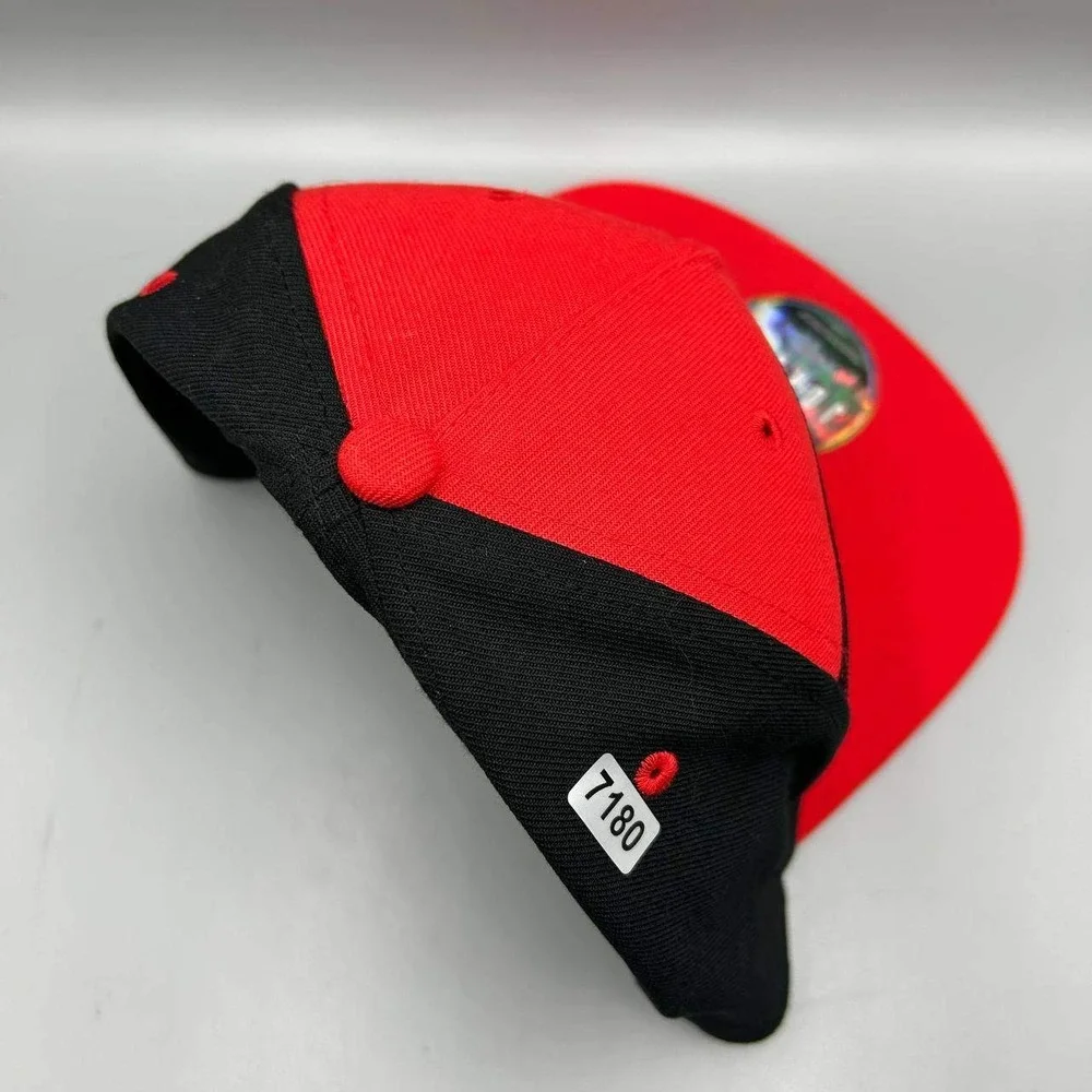 Air Jordan Flight Hat Men Red Black Embroidered Jumpman Snap Back Cap